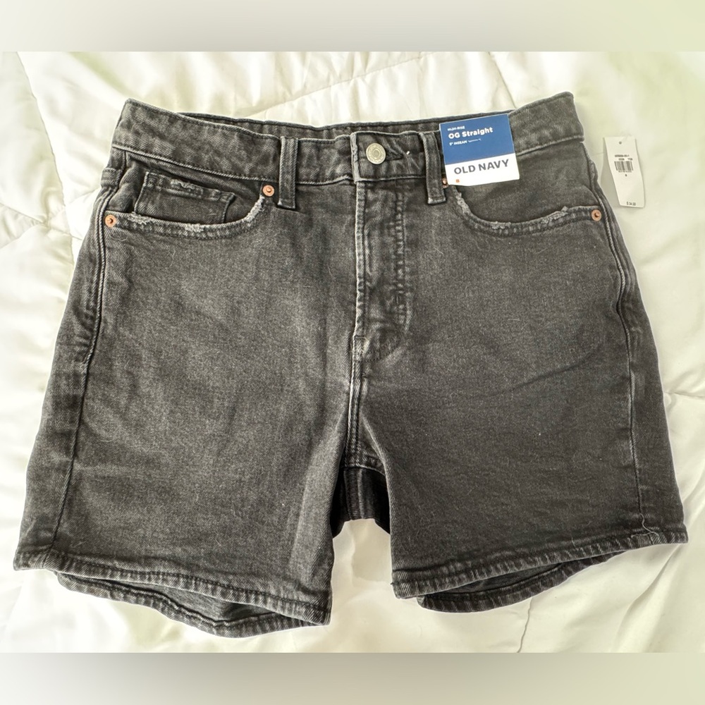 Old Navy Charcoal Denim Shorts